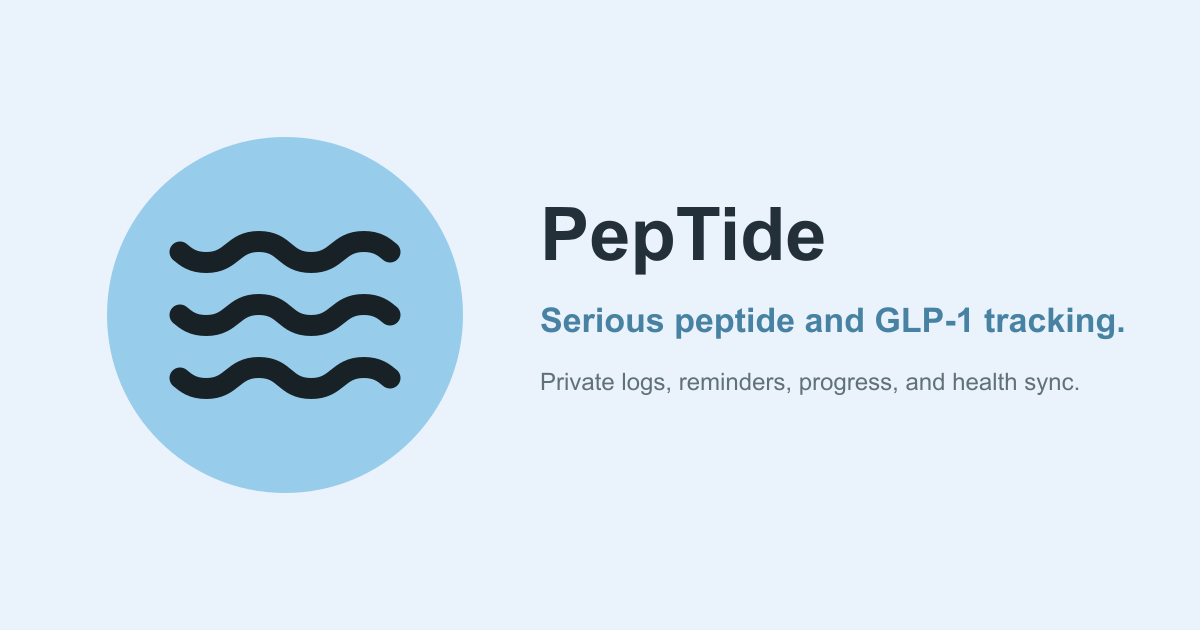 Download PepTide for iOS and Android | PeptideWaves